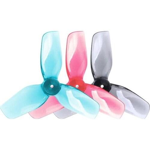 16pcs/8pairs HQ 31mmx3 1.22inch 3 blade/tri-blade propeller prop compatible Alpha A65 frame for FPV drone part