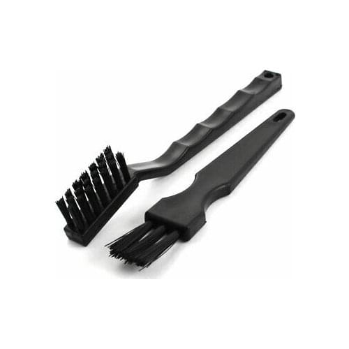 2PCS Black Plastic Conductive Ground Motherboard ESD Anti Static Brush Comb