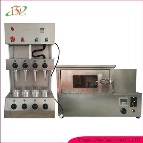 2020 free shipping pizza cone molding machine and stainless steel oven machine