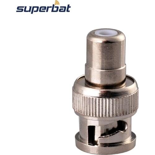 Superbat 5pcs BNC-RCA Adapter RCA Female Jack to BNC Male plug for Video Camera CCTV RF Coaxial Adapter