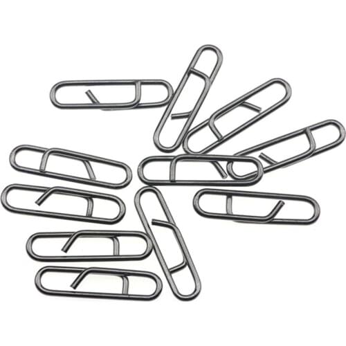 50Pcs Powerful Fast Link Clip Snap Fishing Tackle Quick Change Lead Links Clips Interlock Accessories