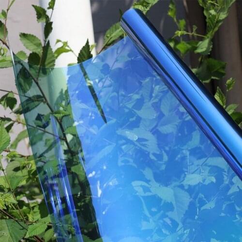 50cmX400cm Car glass protection VLT70% Chameleon reflective car window tint solar film