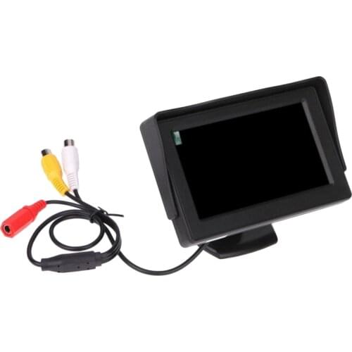 4.3" Rear View Camera Interface Adapter Connect Screen LCD Display