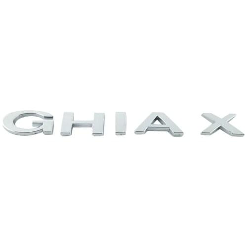 Auto car chrome GHIAX GHIA X for Mondeo Emblem Badge Sticker