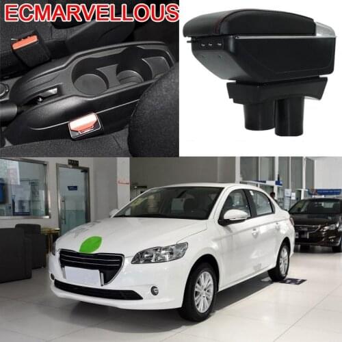 Coche Rangement Reposabrazos Accoudoir De Voiture Accessories Interior Arm Rest Car Armrest 2014 2015 2016 FOR Peugeot 301