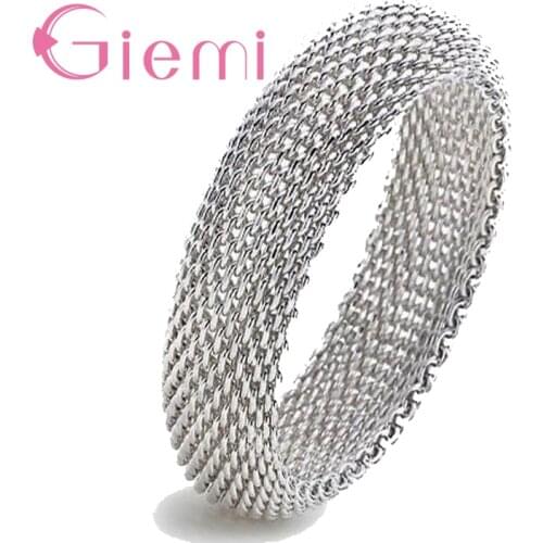 Free Shipping 1.5cm Width Genuine Hot Sale 925 Sterling Silver Bangles For Women Ladies Charming Jewelry Wholesale