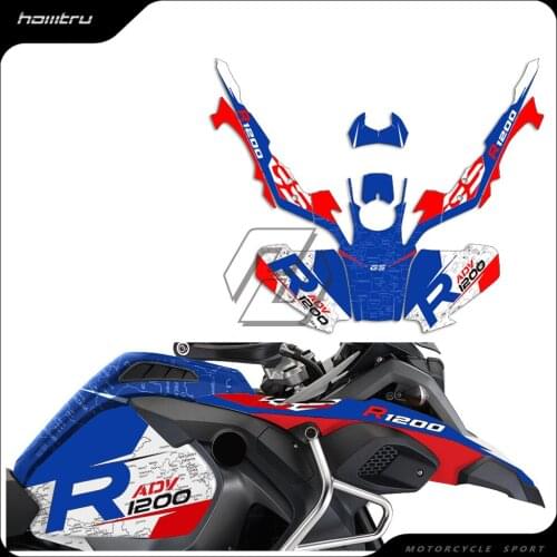 Motorcycle Decals Case for BMW R1200GS Adventure R1200 ADV 2014-2018 Anti-UV