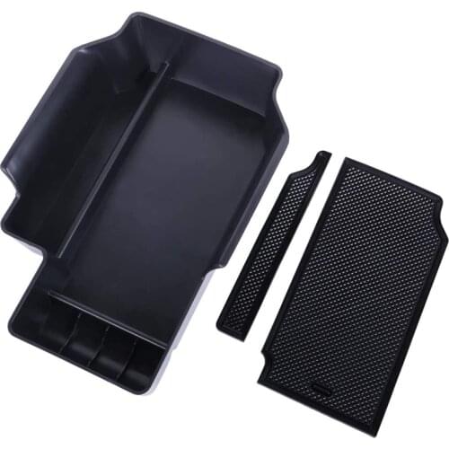 For Chevrolet GMC Colorado Canyon 2015-2021 Car Center Console Organizer Tray Armrest Cubby Drawer Storage Box