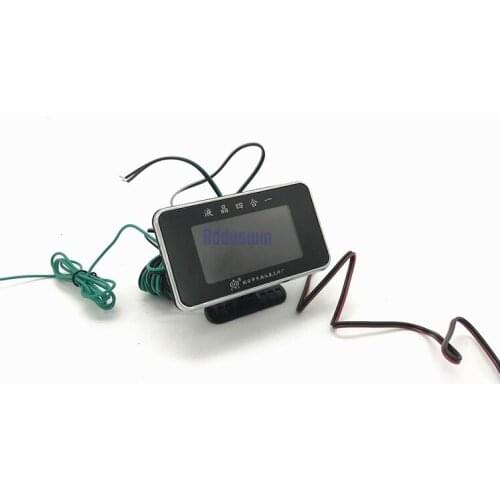 Retrofit liquid crystal four-in-one oil pressure gauge for truck, voltage, water, oil and oil connected meter 12v24v universal