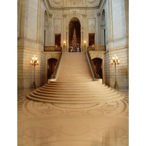 Inside Church wedding photo backgrounds vinyl indoor stairs photography backdrop of photographer studio props photophones S-2392