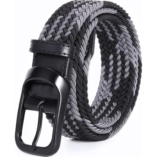 Hreamky Leisure Jeans Woven Belts 100-190 Cm 31-75 Inches Tall Big Man Woven Belts,Free Shipping Exquisite Gift Box Packaging