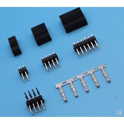 2set DuPont terminal block 2.54 double row connector joint terminal wiring plug