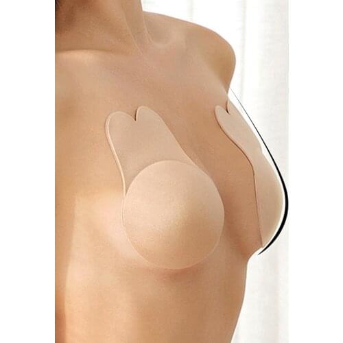 2pcs/Pair Breast Petals Reusable Silicone Nipple Cover Pasties Stickers Adhesive Breast Lift Up Tape Push Up Invisible Bra