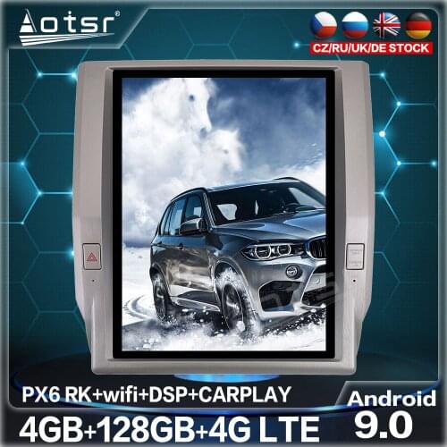 128GB Tesla Vertical Screen Android 9.0 Multimedia Car Radio For Toyota Tundra 2014-2020 Autoradio Video Player GPS Navigation