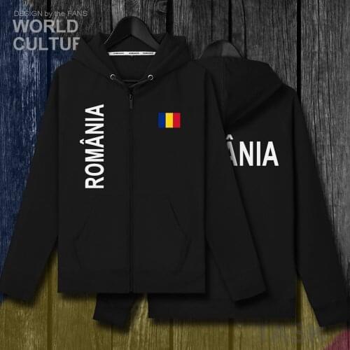 Romania Romanian ROU RO mens fleeces hoodies winter jacket men jackets and coats casual nation zipper country tracksuit clothes