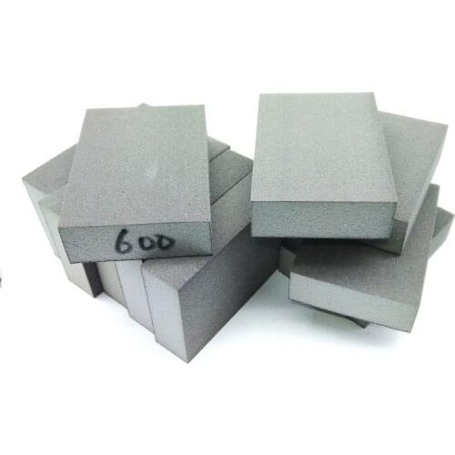 New 10pcs Abrasive Foam Pad Polishing Sanding Sponge Block P80-P1000 for Wood Furniture Wall Corner Grinding Hand Tool