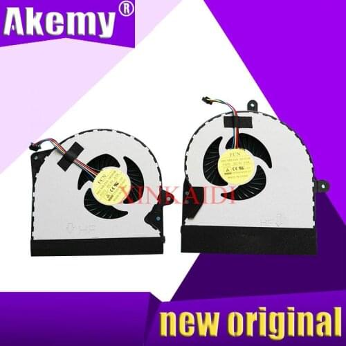 New GPU CPU fan FOR ASUS G751 G751J G751M G751JY G751JL COOLING FAN COOLER DFS501105PR0T FG13 DFS561405PL0T FG15 5V