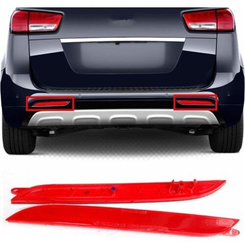 Genuine Rear Bumper Reflector Lamp Assy LH+RH 2PCS for kia Sedona Carnival 2015+ 92405A9250 92406A9250