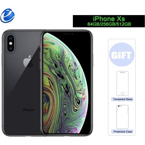 Original Unlocked Apple iphone XS iphoneXS 4G LTE 4G RAM 64gb/256gb ROM A12 Bionic Chip IOS12 IPHONE XS 2658mAh