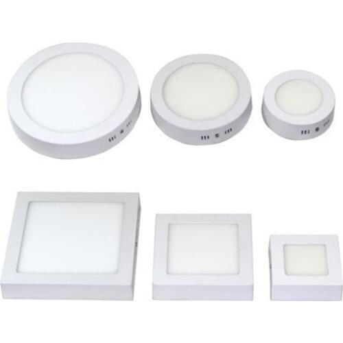 Surface Mounted LED Downlight 9W 15W 25W LED Panel Light No Cut Ceiling Indoor Lighting Lamp Kitchen Bathroom Light DHL Free