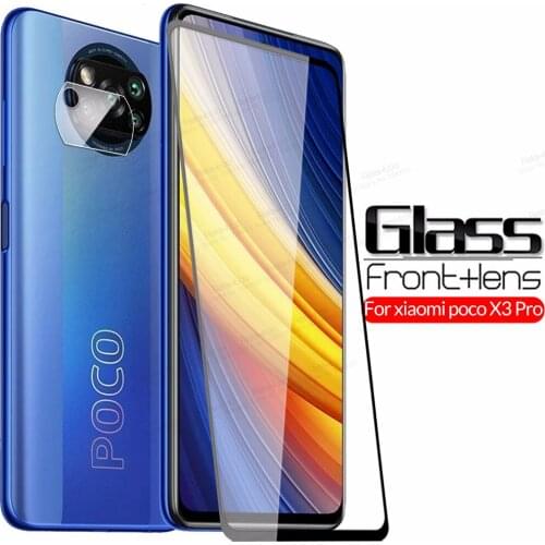 Camera Lens Glass For Xiaomi Poco X3 Pro Protective Glass Screen Protector Xiomi Mi Pocco Pocophone X 3 NFC X3Pro PocoX3 3X Film