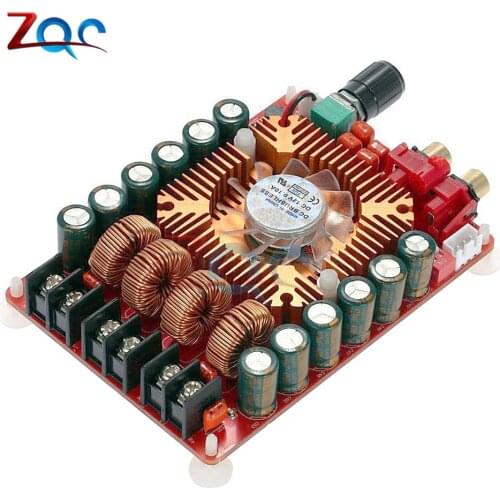 High Power Digital Amplifier Board 160W+160W Dual Channel Audio Stereo Power Amplifier Board Module TDA7498E for Car Computer