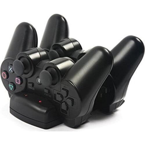 Charger Station Dual USB Ports Charging Dock Stand for PlayStation3 ForPS3 Dualshock3 PS MOVE Controller Charger