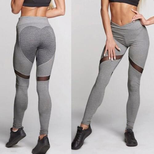 Women Sexy High Waist Yoga Pants Fashion Peach Heart Sports Yoga Leggings Outdoor Running Gym Leggings Gym Leggings 2020