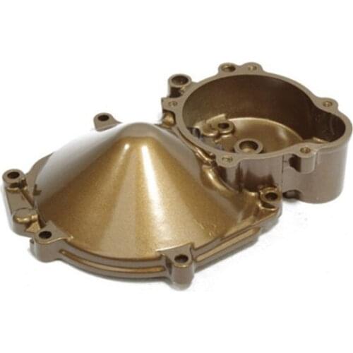 Gold Stator Engine Cover Crankcase Case For Motorbike For 2004-2005 Kawasaki ZX-10R