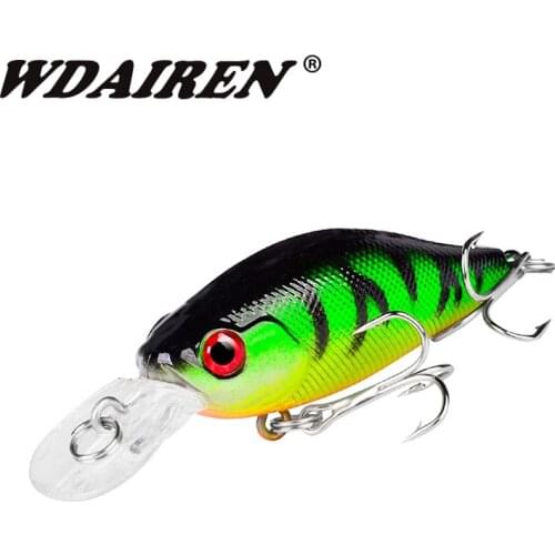 1Pcs 7cm 8g Hard Fishing Lure Crank Bait Diving Depth 0.3-1.2m Lake River Fishing Wobblers Carp minnow Artificial Fishing Baits