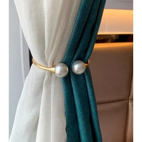 1Pc Curtain Tieback High Quality Elastic Holder Hook Buckle Clip Pretty and Fashion Polyester Decorative Home Accessorie