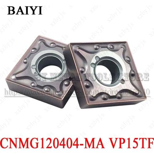 10PCS CNMG120404-MA VP15TF High Quality CNC cemented carbide inserts for turning tool holder