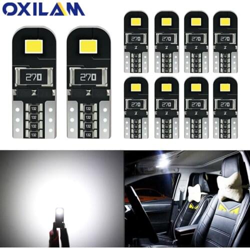 10x W5W LED T10 Canbus Bulb for Volvo XC60 XC90 S60 V70 S80 S40 V40 V50 XC70 V60 Car Interior Dome Trunk Lamp Parking Lights