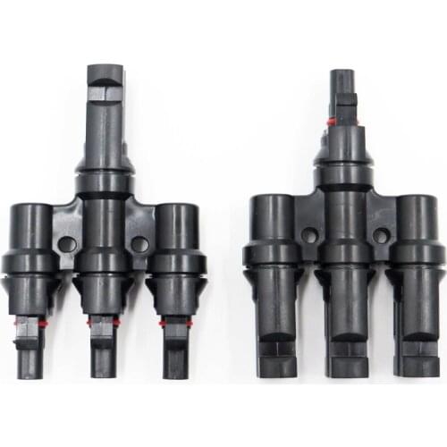 3T Connector male and female Multi T Connector solar panel parallel connection branch pv module panel connect solar