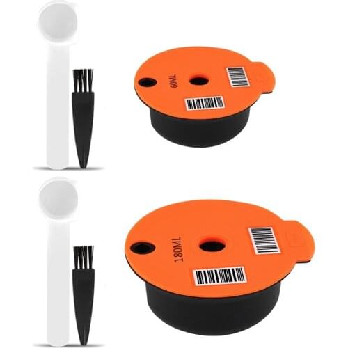 60Ml and 180Ml Reusable Coffee Capsules for BO-SCH Machine Tassim Refillable Coffee Capsule Pod