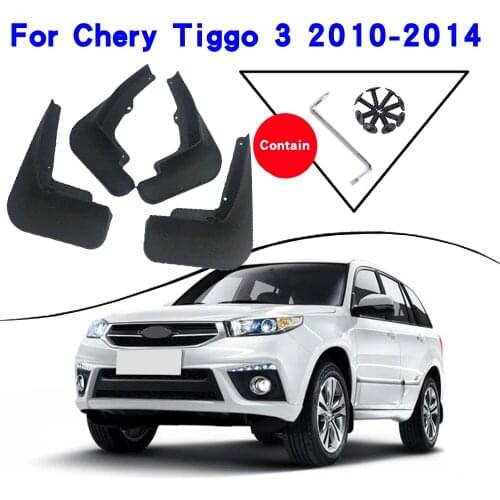 Car Fender Accessories For Chery Tiggo3 Tiggo 3 2014-2019 Mudguards Splash Guards Fender Mudflaps Car Fender Mud Flaps