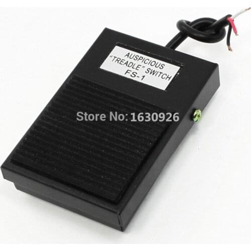 FREE SHIPPING AC 220V 16A SPDT NO NC Antislip Momentary Power Treadle Foot Pedal Switch Footswitch