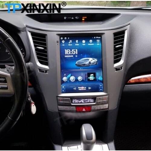 Carplay Tesla 128G Radio 2 Din Stereo Android For Subaru Legacy Outback 2009 2010 2011 2012 2013 2014 GPS Player Audio Head Unit