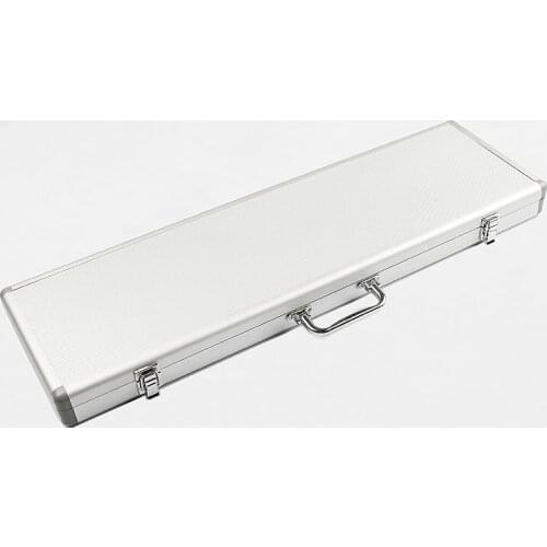 High quality aluminum alloy flute case material high-grade luxury dizi box can hold 5 pieces flauta
