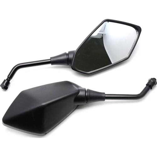 Black Motorcycle Side Mirrors For kawasaki Z1000 Z750 Zephyr 1100 ZRX1200 ER-6N