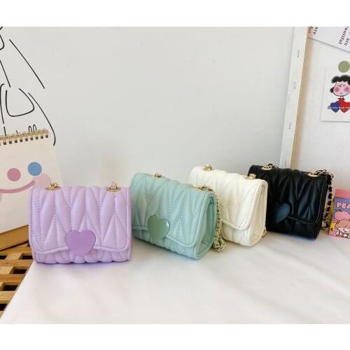Kids Mini Purses and Handbags Cute Leather Crossbody Bags for Women Coin Wallet Baby Girls Small Clutch Purse Chain Bag