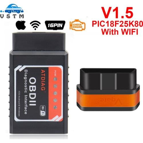 Icar2 Bluetooth OBD2 Diagnostic-tool ELM327 Mini ELM 327 icar 2 for android/PC/IOS OBDII Code Reader ELM327 WIFI Pic18f25k80
