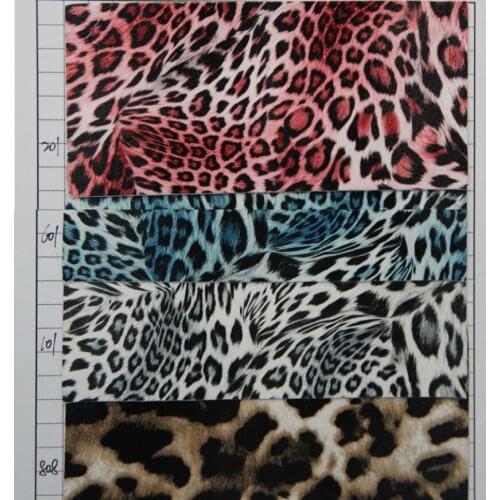 Eco - friendly leopard leather factory wholesale spot high quality synthetic PU leather fabric material