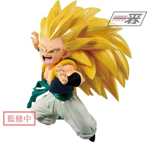 Original Banpresto ICHIBANSHO FIGURE Anime DBZ RISING SSJ3 Gotenks Action Figure Collectible Model Doll Toys Figurals Brinquedos