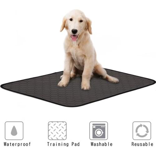 Pet Pad Thickened Washable Dog Pet Pad Pet Toilet Waterproof Pad Reusable Car Seat Cover Diaper Training Dog Diaper Blanket New