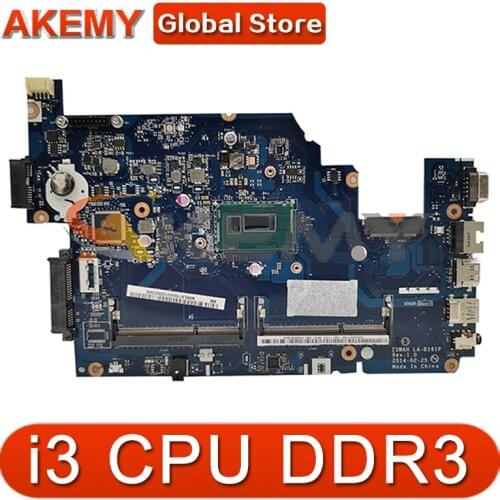 Z5WAH LA-B161P E5-571G Mainboard For Acer Aspire 13 E5-571 E5-531 laptop motherboard With i3 CPU DDR3 100% fully tested