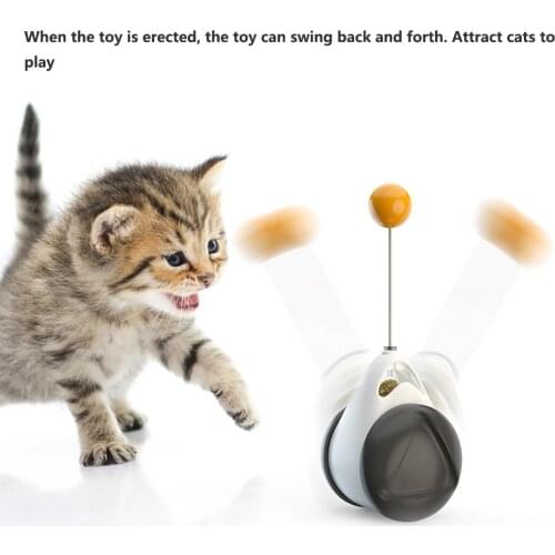 Non-Electric Interactive Toys For Cats Tumbler Kitten Interactive Balance Cat Pet Toy With Catnip Funny Pet Products