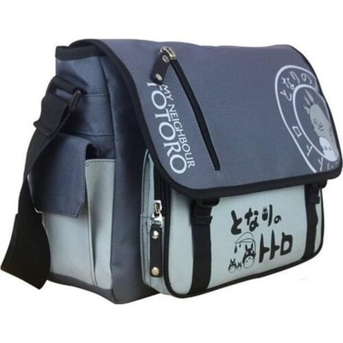 New Tonari no Totoro My Neighbor Totoro Messenger Bags Sling Pack School Bags Durable Anime Travel Bag