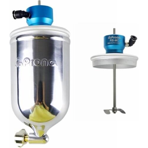 Professional Paint Spray Gun Cup with Agitator Pneumatic Tools Mini Fluid Agitators for Water Painting Sprayer Pistol Guns Cup
