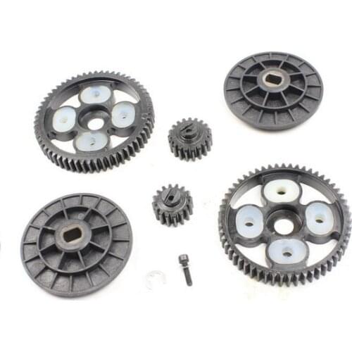 58T/16T 55T/19T Spur Pinion Sets for Baja Front Wheel 1/5 Hpi Baja 5b Parts Km Rovan Baja Torque High-speed Metal Gear